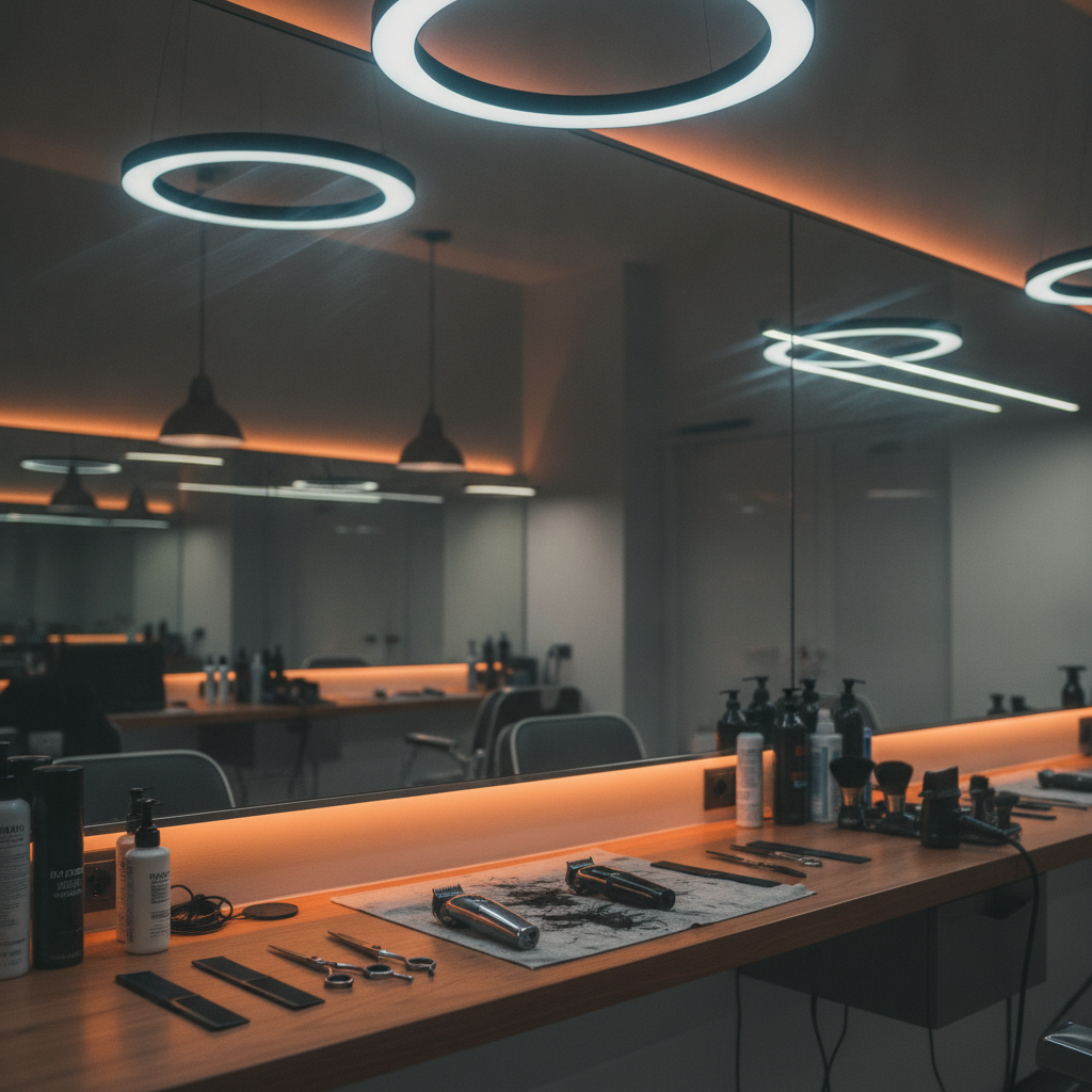 Como a Iluminação Adequada Impacta a Qualidade do Serviço em Barbearias em 2026? - iluminação barbearia