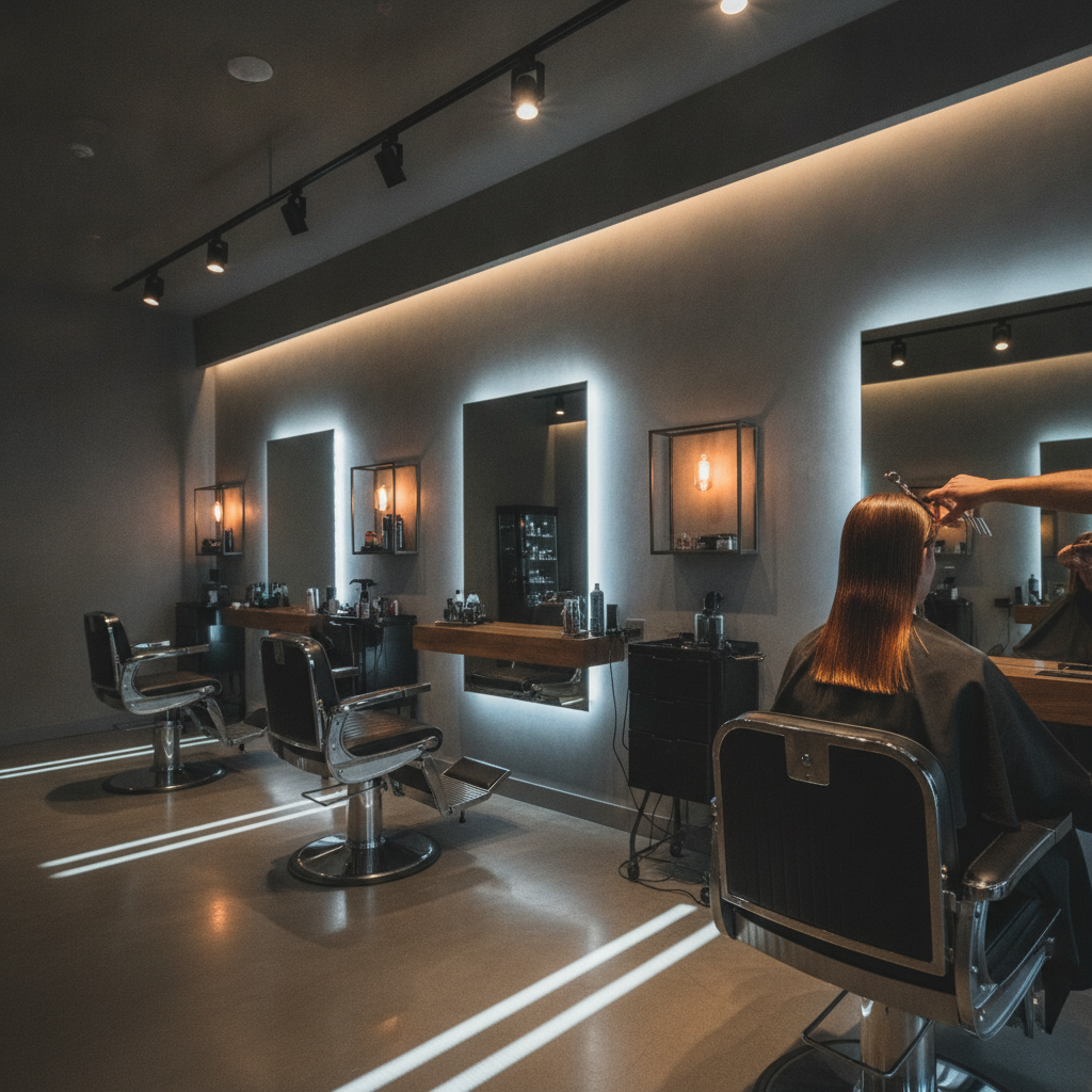 Como a Iluminação Certa Impacta Diretamente a Qualidade do Serviço em Barbearias Modernas em 2026? - iluminação barbearia